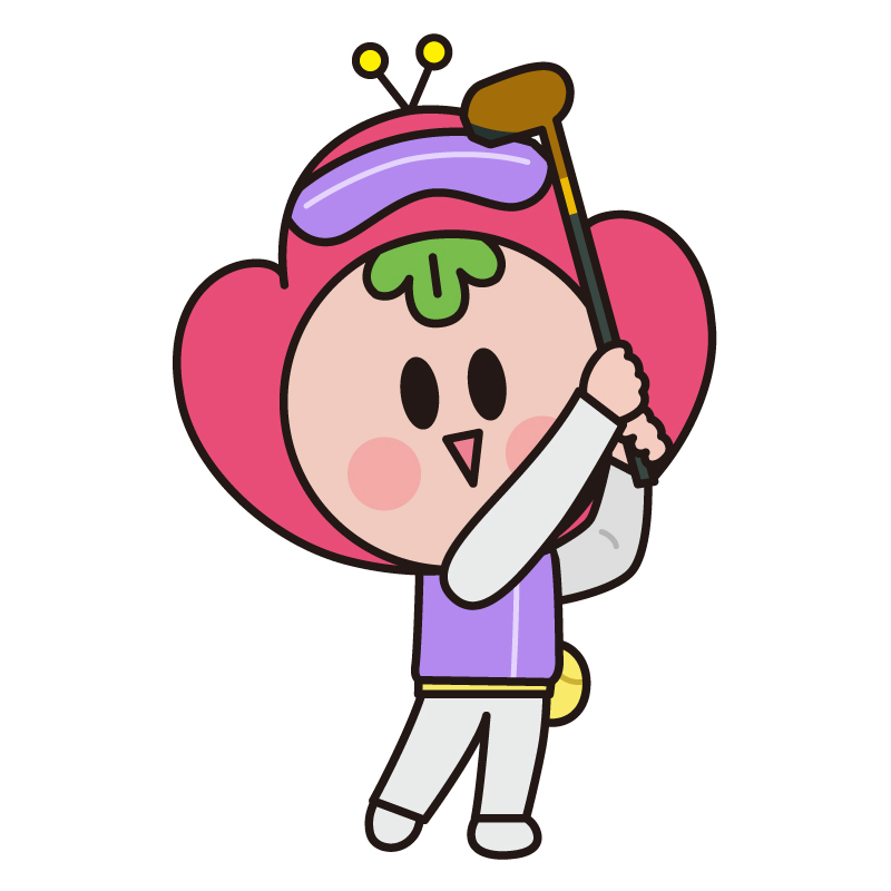 파크골프 치는 진이