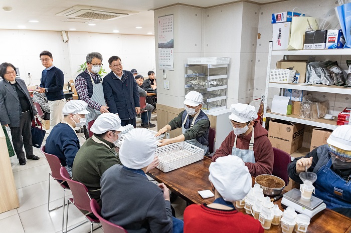 장애인복지시설 세빛마을 방문