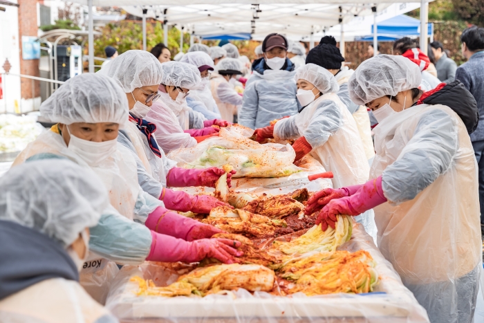 사랑의 김장김치 나눔행사