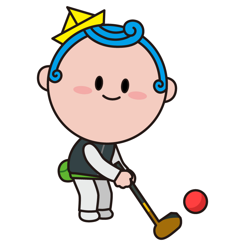 파크골프 치는 광이