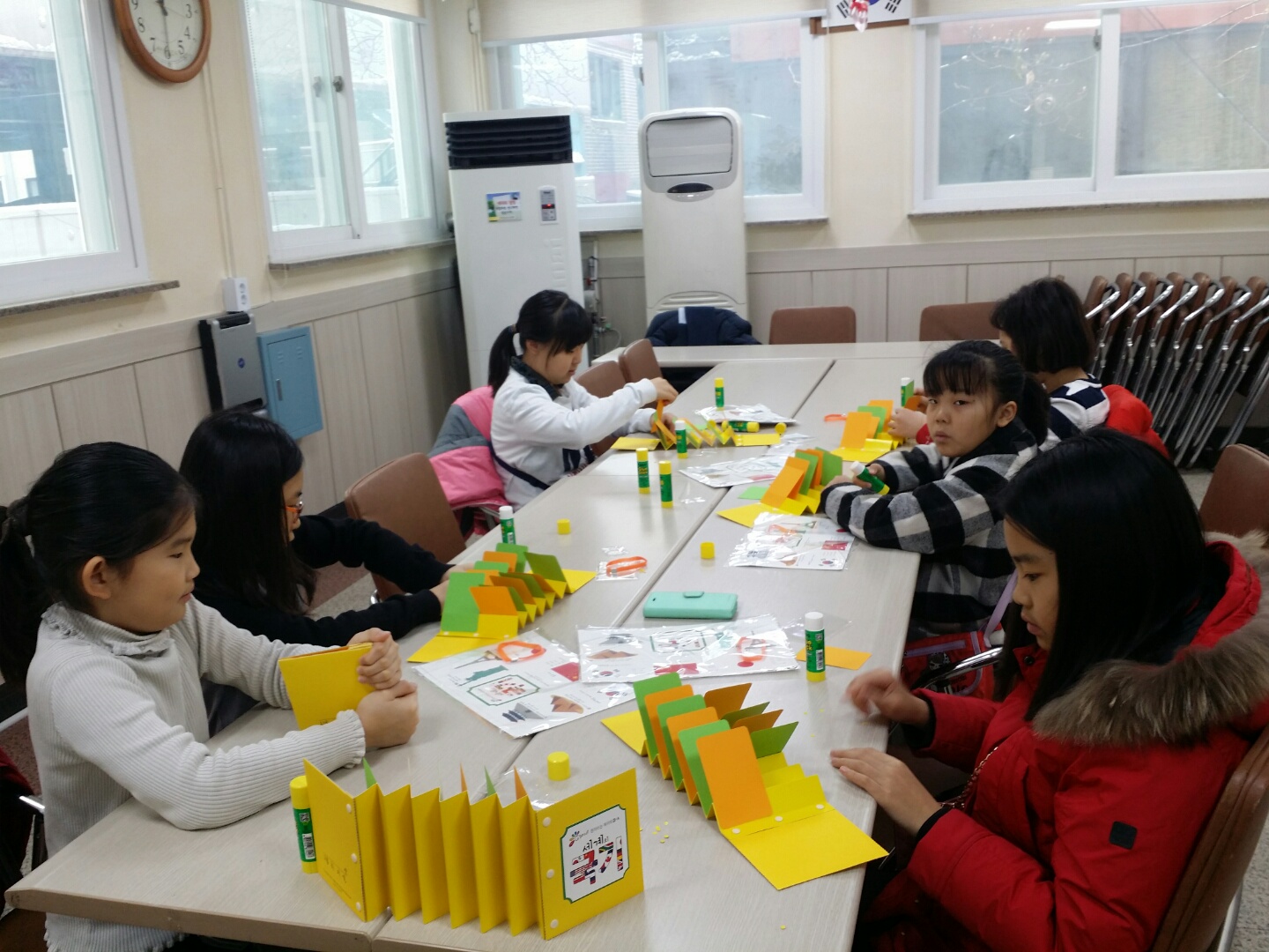자치회관 겨울방학 특화 프로그램(북아트)