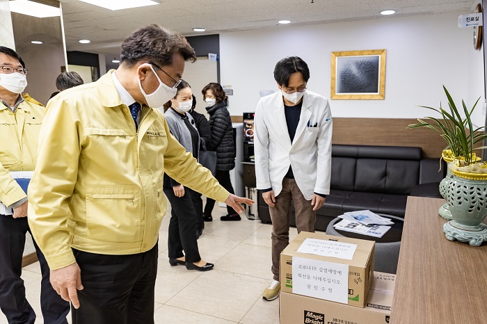 관내 취약계층 물품 전달 등