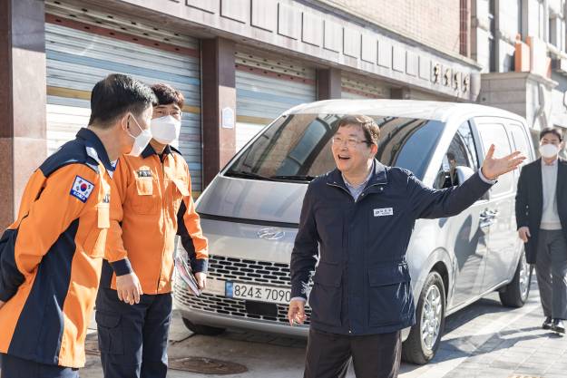 20250125- 설맞이 119안전센터 방문(광진소방서 중곡119안전센터)