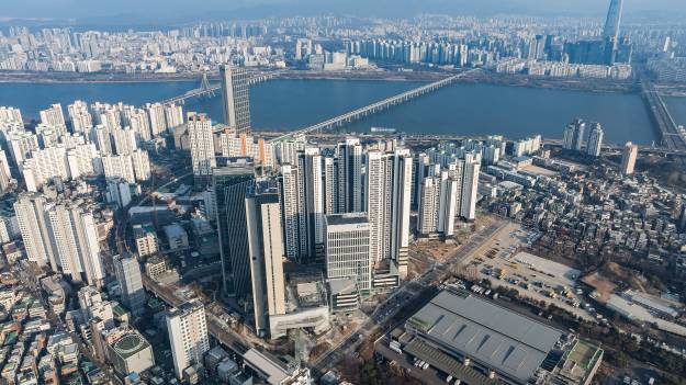 20250321-광진구청 신청사 원경 항공사진