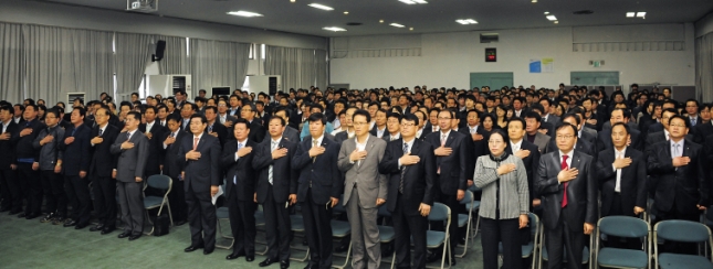 20111109-4분기 구 정례조회 및 웃음강연회