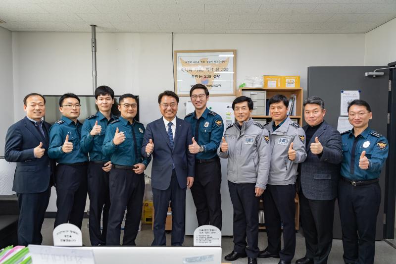 20190124-현업 부서 근무자 격려 유관기관 방문-광진경찰서