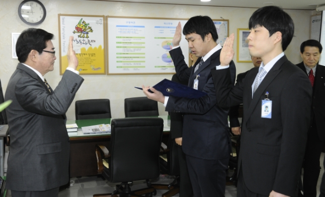 20140122-일반직공무원 임용장 수여