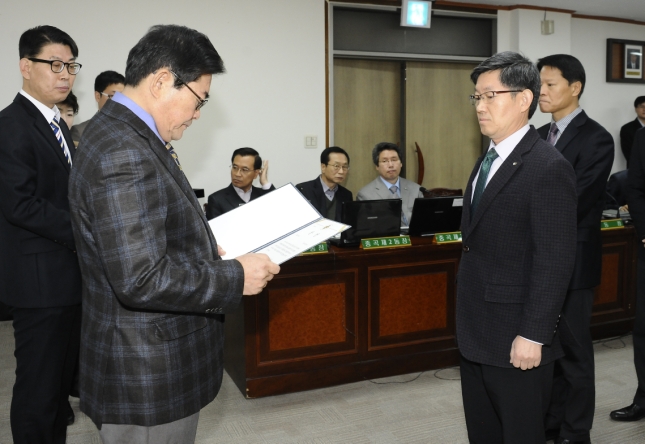 20141120-구동확대간부회의 우수공무원 표창장 수여