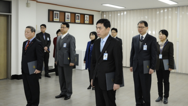 20150109-4급이하 공무원승진 및 전보 임용장수여