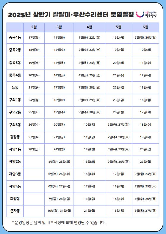 칼갈이 우산수리
