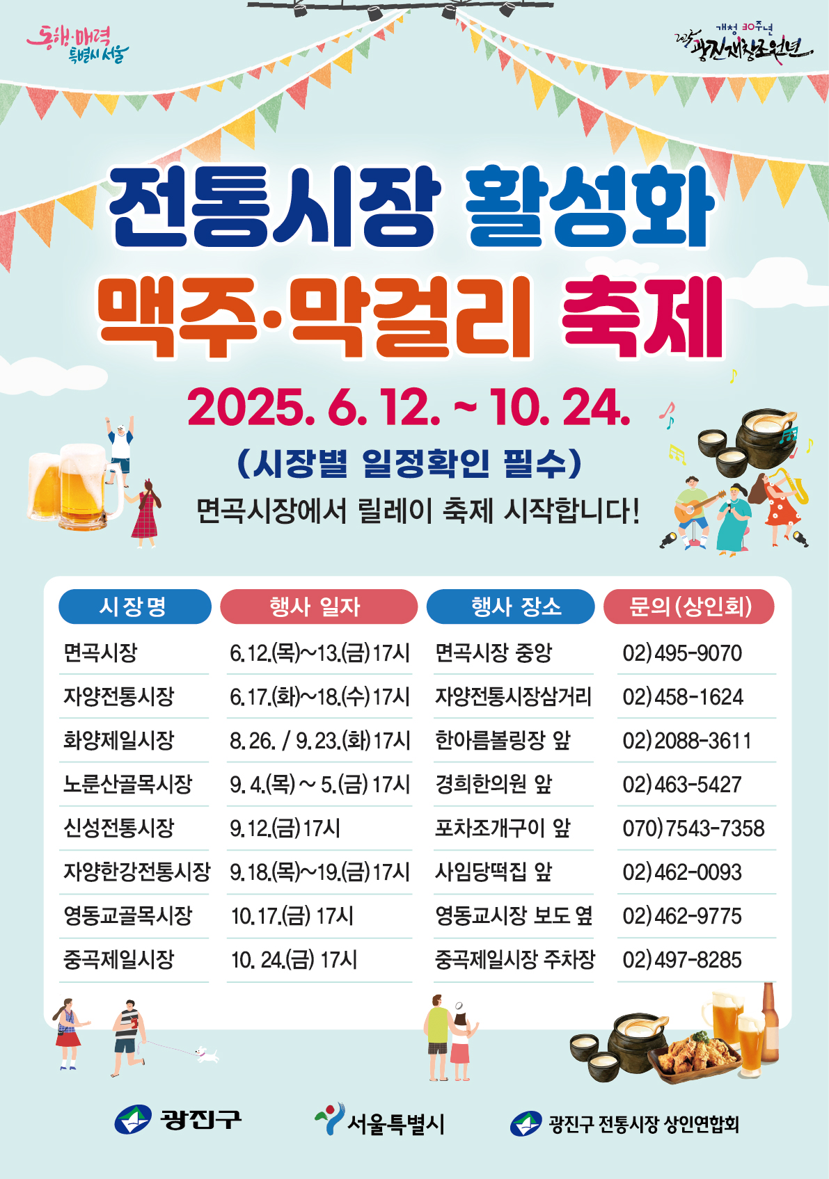 [2025년 전통시장 활성화 축제 포스터]