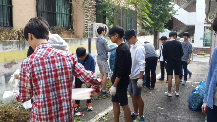 청소년 환경 정화 자원봉사 
