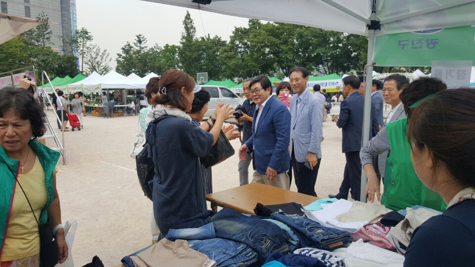 구의공원 새마을부녀회 알뜰장터(2016. 9. 8.)