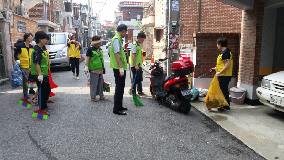 9월 주민 자율 청소 봉사단 활동(2016. 9. 8.)