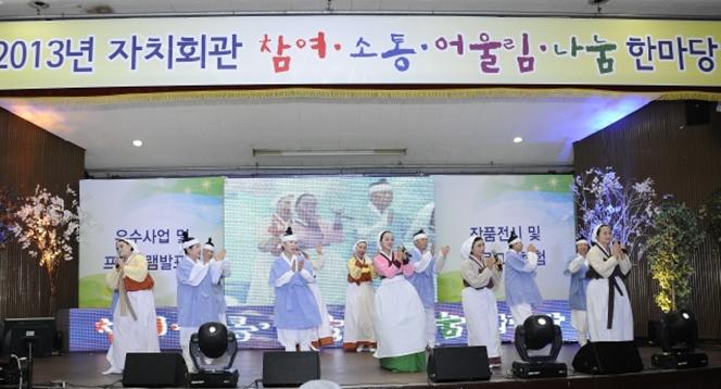 2013년도 자치회관 우수사례 및 프로그램 발표회