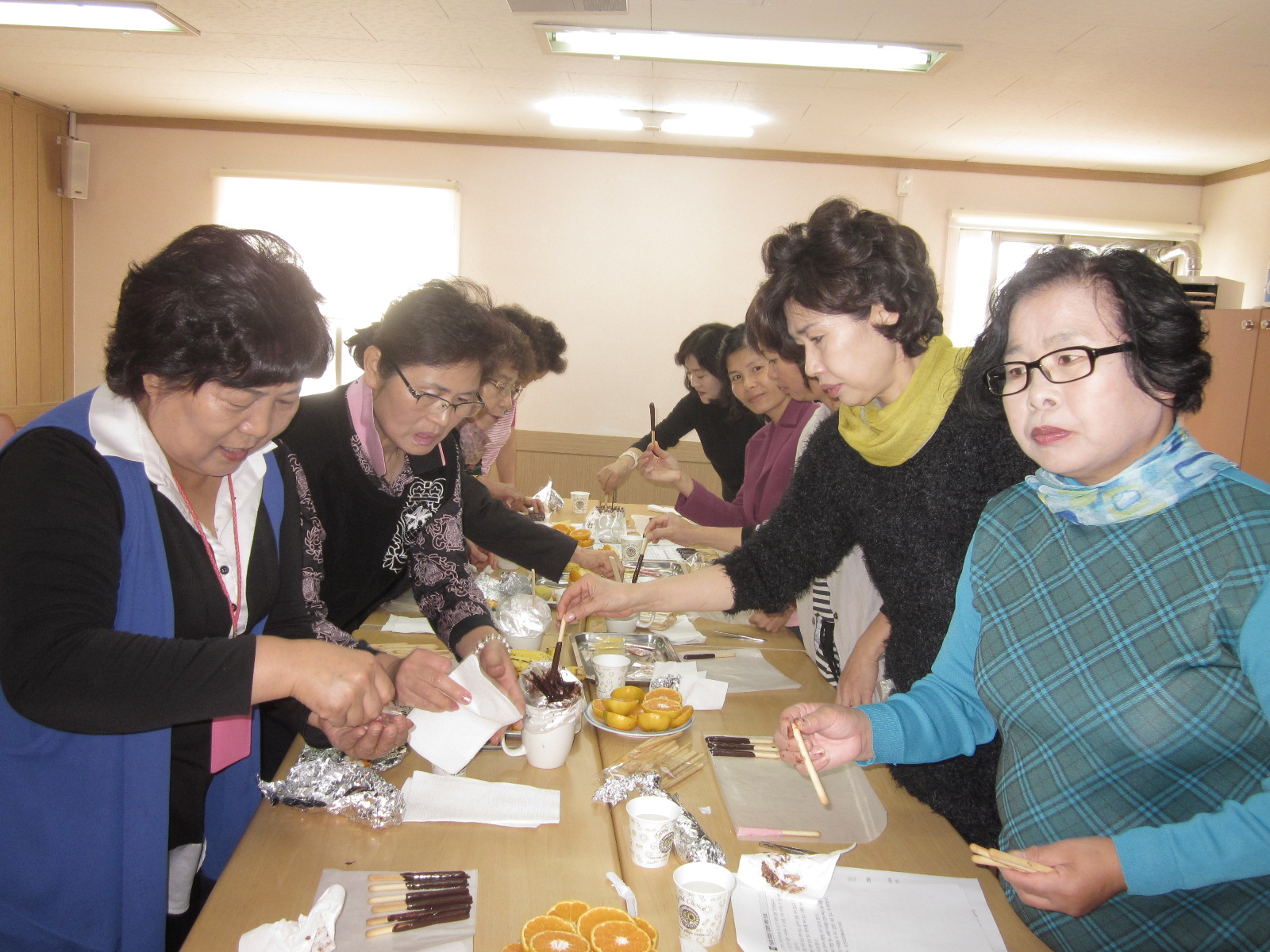 자원봉사캠프(빼빼로 배우고 만드는 날)