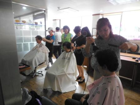 자원봉사캠프 "이미용봉사"