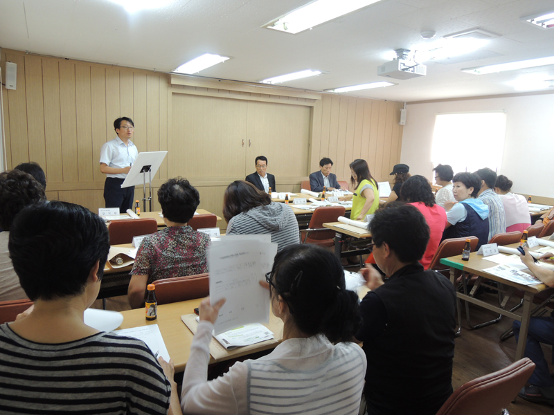 통장협의회 정례 회의(2013. 6. 26)