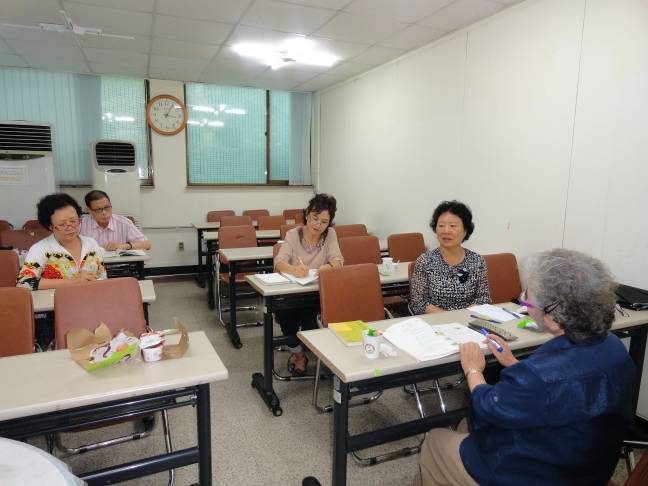 일본어 동아리 활동모습(매주 화요일 13:00~15:00)