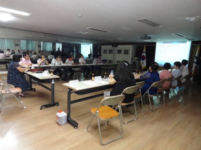 2012년 7월 주민자치위원회 모습