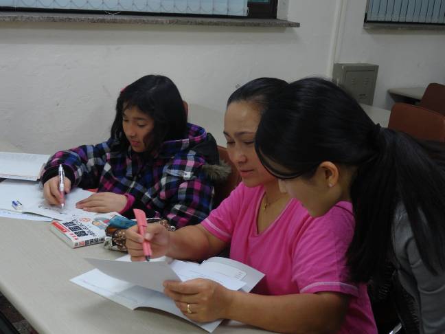 댜문화가정 한글교육