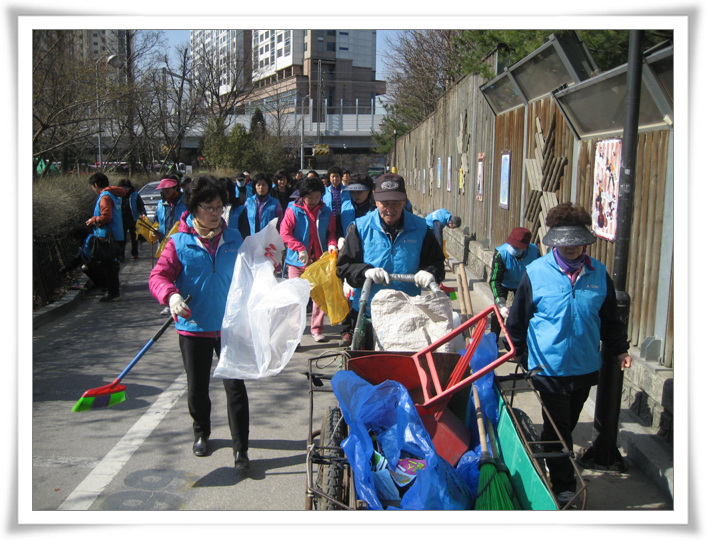 새봄맞이 관내 대청소(2012.03.20)