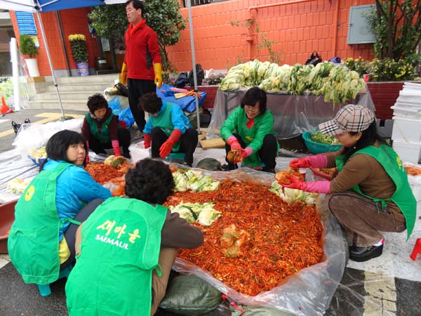 부녀회 김장담그는 날(둘째날)