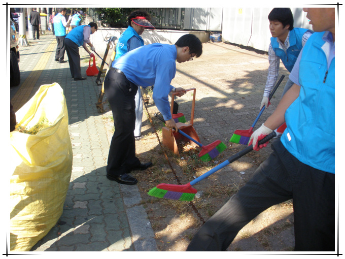 구의3동 뒷골목 대청소날(09.27)  