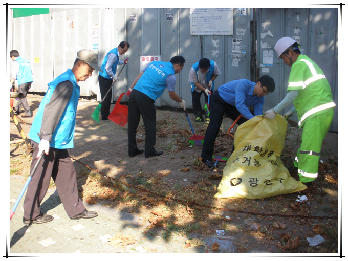 구의3동 뒷골목 대청소날(09.27)  