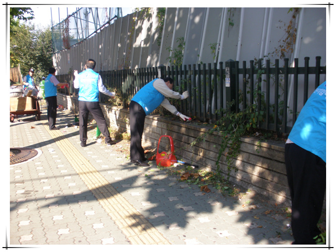 구의3동 뒷골목 대청소날(09.27)