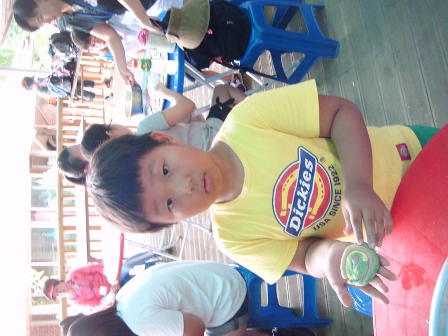 보리개떡만들기