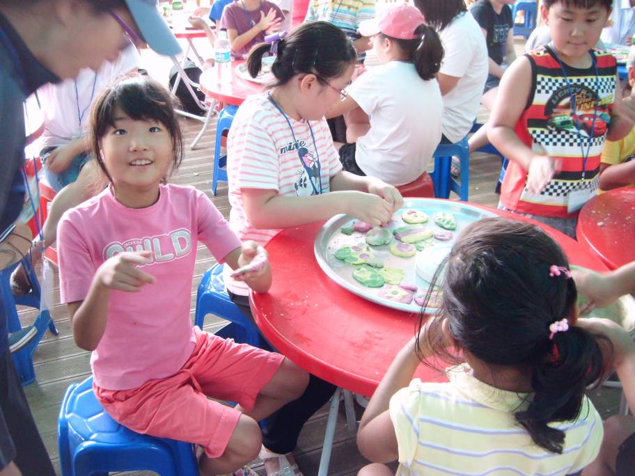 보리개떡만들기