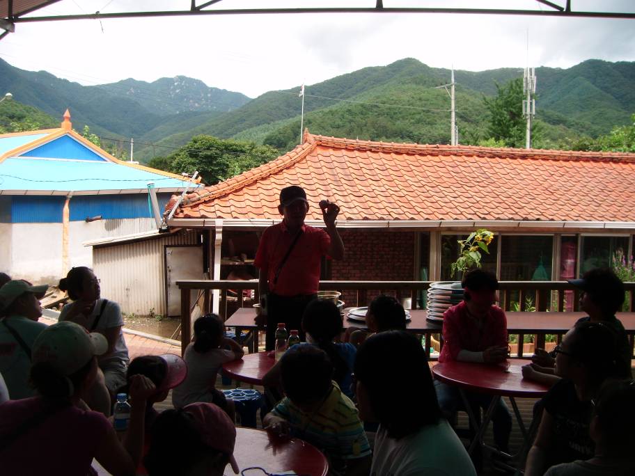 보리개떡만들기