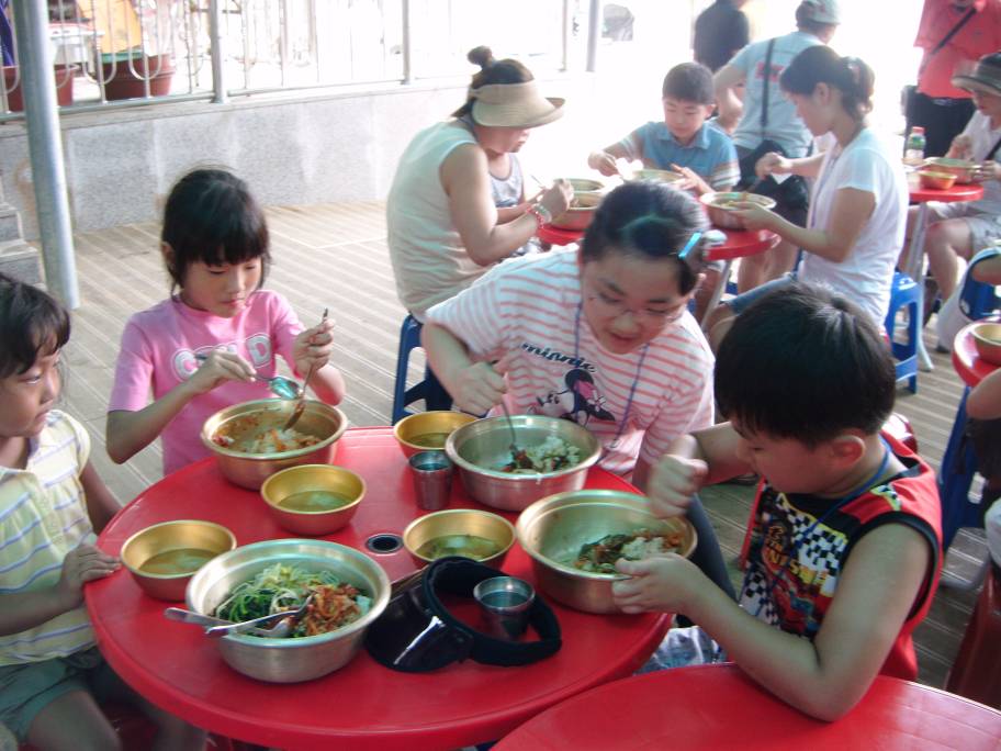 보리개떡만들기