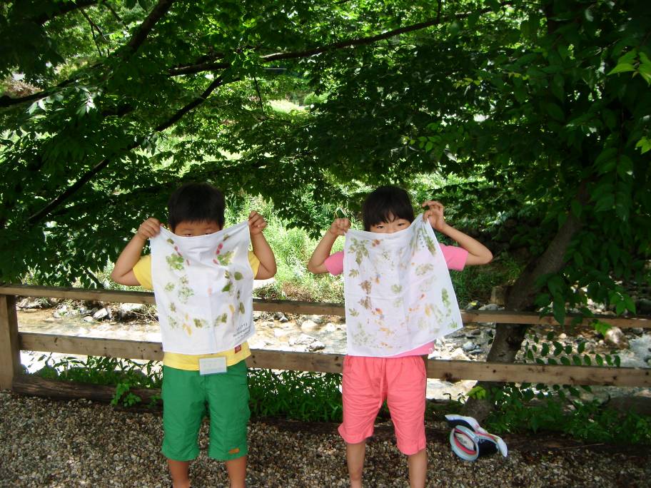 손수건꽃물들이기체험