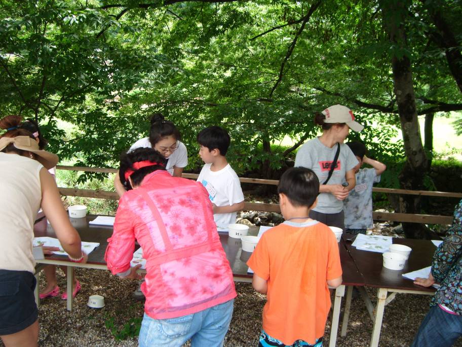 손수건꽃물들이기체험