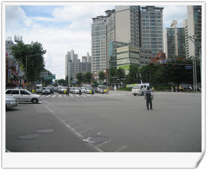 민방위훈련_올림픽대교 북단 사거리(08.18)