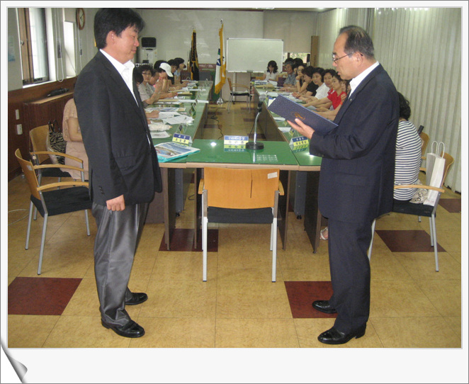 제설유공 표창 수여식(7.25)