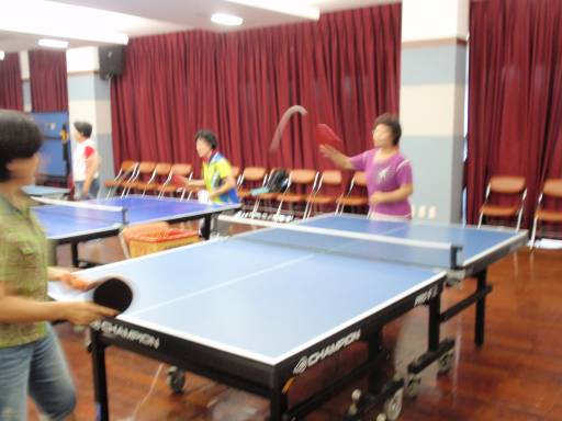 7월 화양동 자치회관 프로그램(탁구교실)