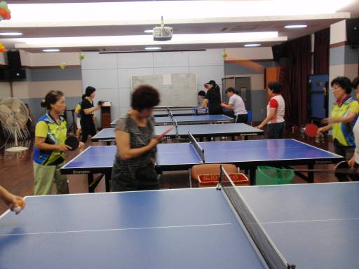 7월 화양동 자치회관 프로그램(탁구교실)