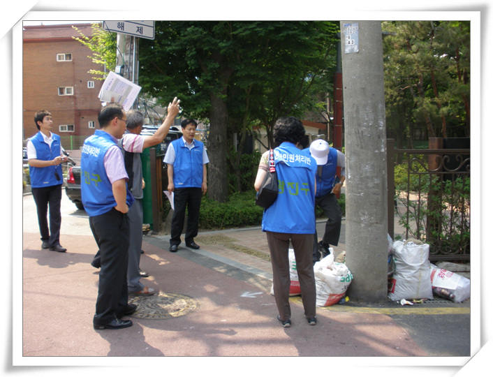 주민과 함께하는 관내 합동순찰_푸른동산공원(6.15)