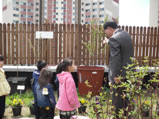 동주민센터 옥상정원 개방 