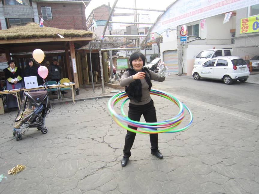 훌라후프 신난다~!