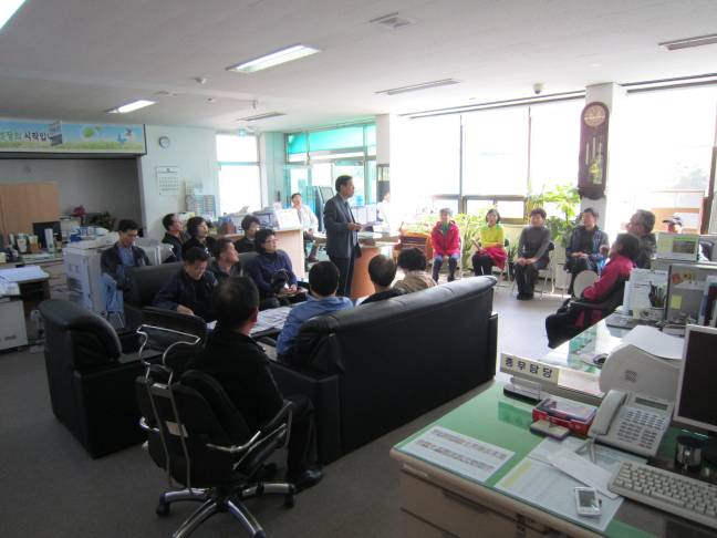 10월16일 자매결연지-충북 보은군 삼승면 방문(1)