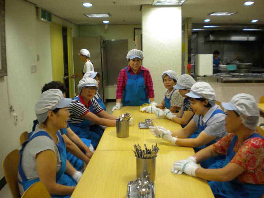 군자동 자유총연맹 봉사활동 모습