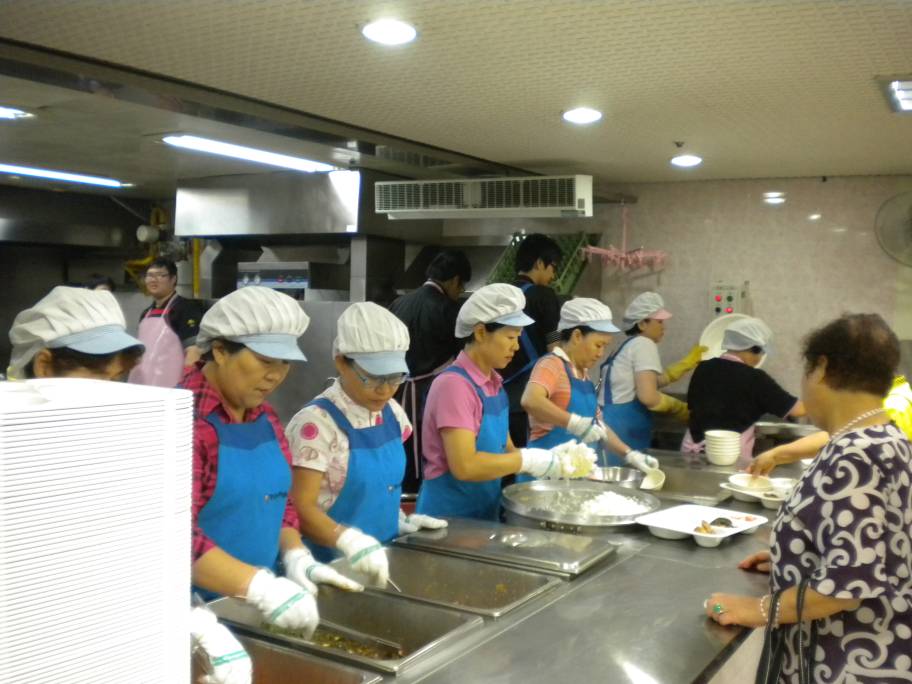 군자동 자유총연맹 봉사활동 모습