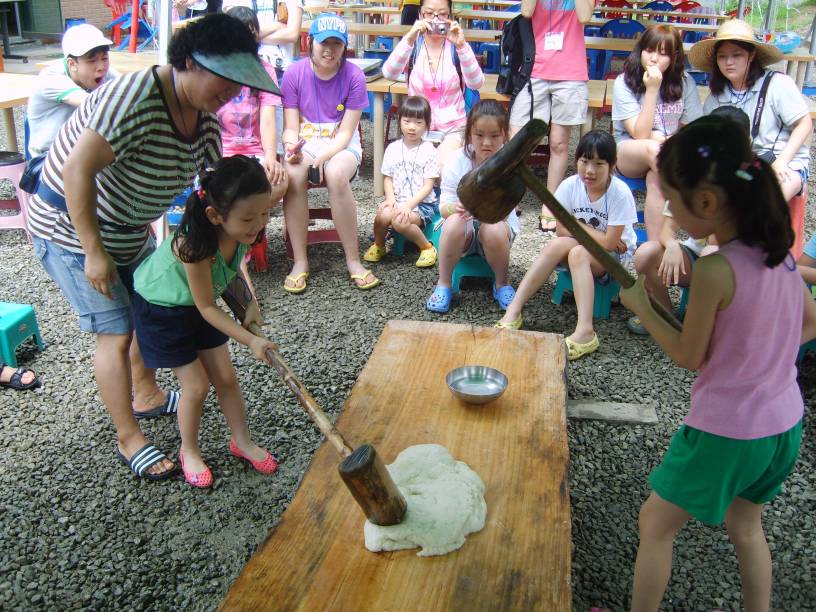 (농촌체험교실)떡매치기