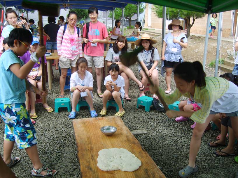 (농촌체험교실)떡매치기