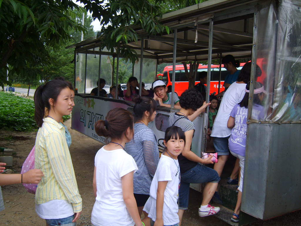 (농촌체험교실)트렉터마차타기