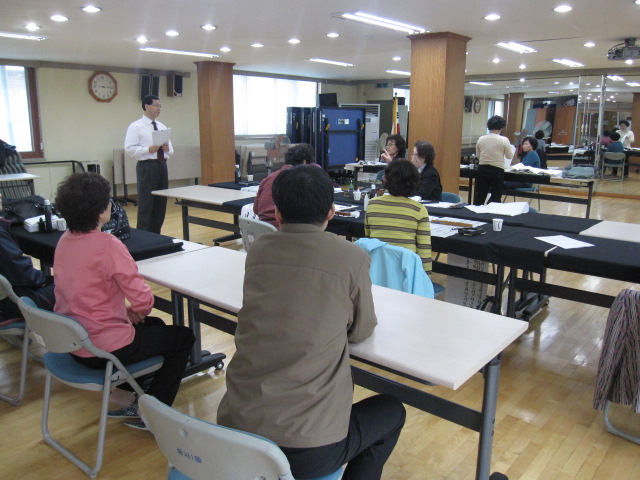 서예 수강생들과의 간담회-1
